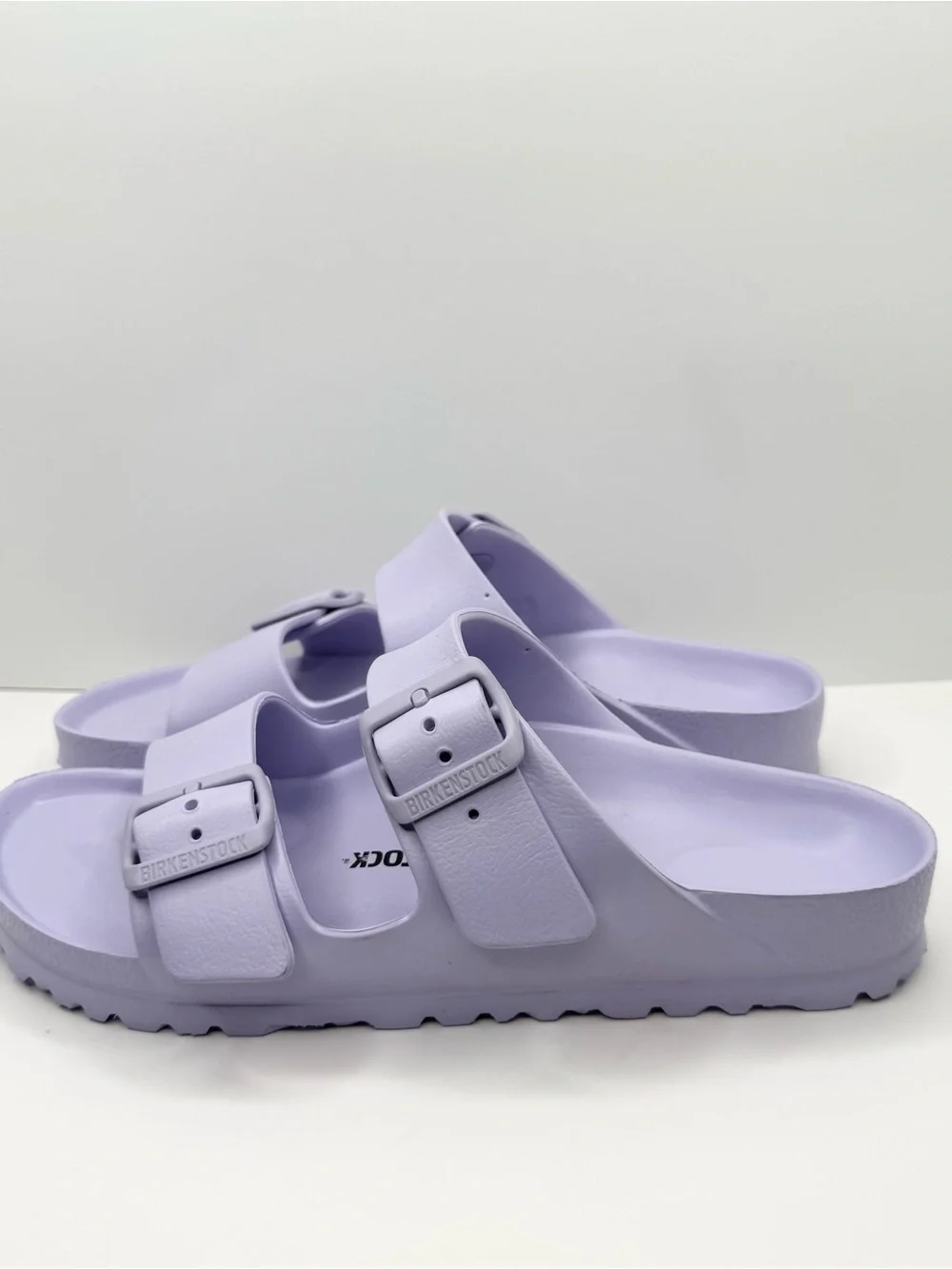 Birkenstock Arizona EVA Purple Fog Sandals Size 38 US Womens 7